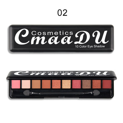 Paleta de Sombras Mate Perladas 10 Colores - Acabado Profesional - Image 8