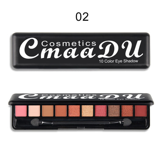 Paleta de Sombras Mate Perladas 10 Colores - Acabado Profesional - Image 8