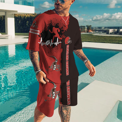 Conjunto de Playa Talla Grande: Playera Suelta y Shorts Estampados - Image 16