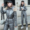 Chaqueta Acolchada Dos Piezas Reductora de Cintura para Mujer