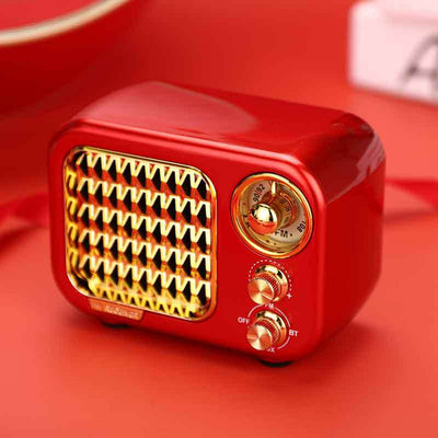 Parlante Bluetooth Retro Portátil Compacto - Image 12