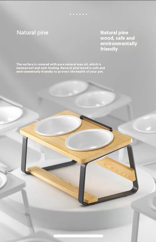 Comedero Doble para Mascotas con Soporte Ergonómico para la Columna - Image 11