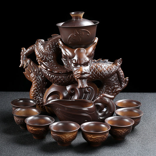 Juego de Té Cerámico Semiautomático con Horno de Cambio Creativo - Image 5