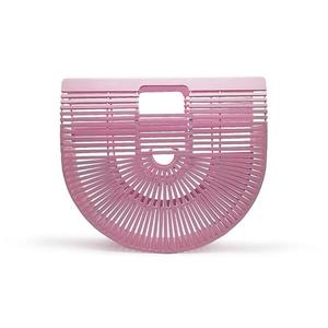 Bolsa de Playa Tejida en Bambú y Ratán - Bolso Creativo para Mujer - Image 9