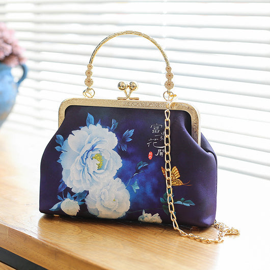 Bolso Bandolera Retro Estilo Cheongsam de Un Hombro - Image 13