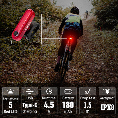 Luz Frontal Multifuncional para Bicicleta y Auto con Carga USB - Image 10