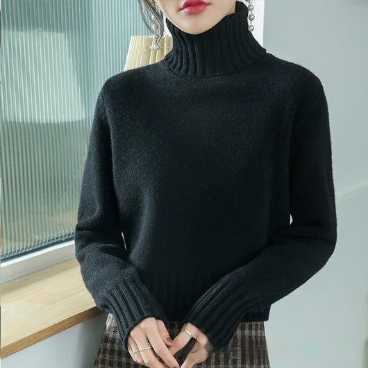 Suéter Lana Cuello Alto Slim Fit Mujer - Base Layer Premium - Image 7