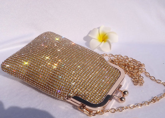 Bolso Mensajero Elegante con Cristales para Mujer - Versátil y Minimalista - Image 6