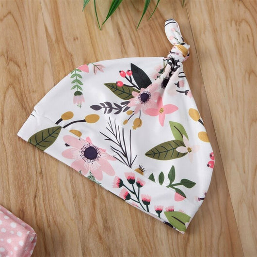 White 'Big Sister' top with floral skirt and 'Little Sister' bodysuit with floral pants and hat, matching sibling outfits. - Image 8