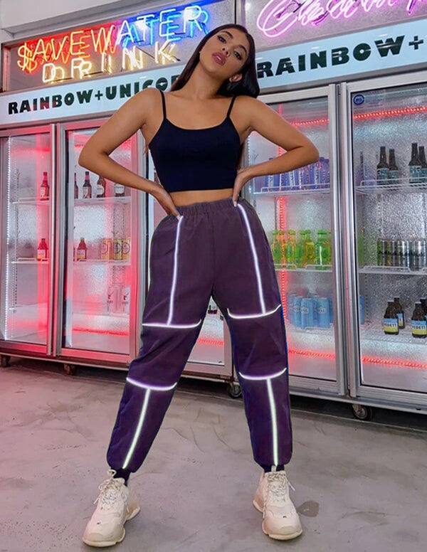 Pantalones Deportivos Casuales para Mujer con Ajustes Laterales