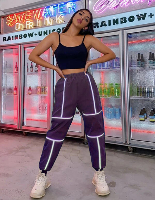 Pantalones Deportivos Casuales para Mujer con Ajustes Laterales