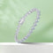 Pulsera de Plata 925 Baño de Platino 18k con Diamantes