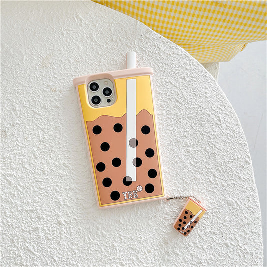 Funda de Celular Té de Perla 3D en Silicona - Image 2