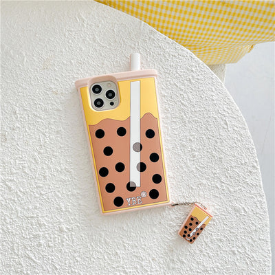 Funda de Celular Té de Perla 3D en Silicona - Image 2