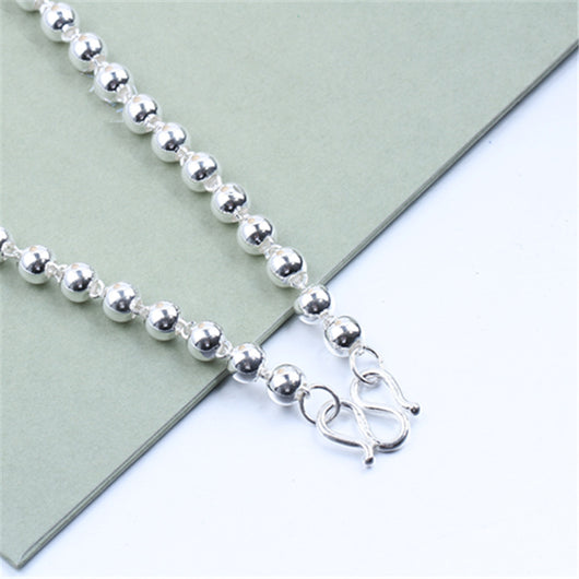 Collar de Cuentas Esféricas de Plata - Image 10