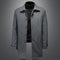 Chaqueta Pluma para Hombre con Cuello de Camisa