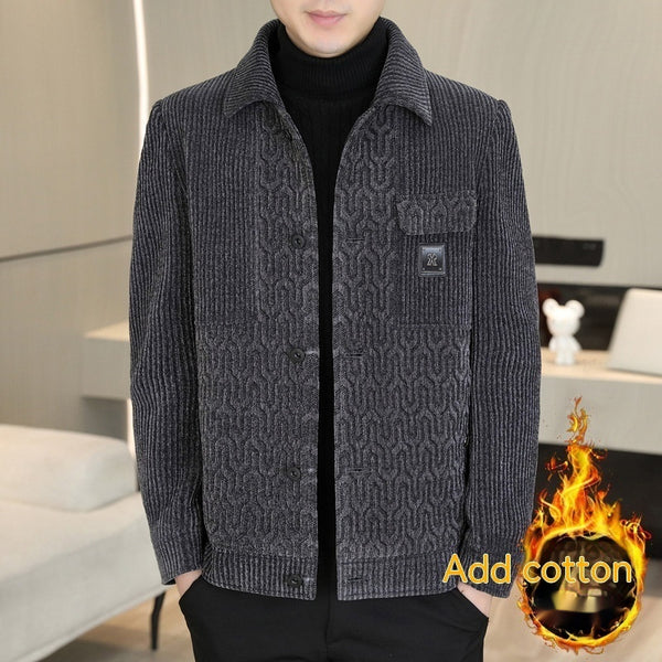 Chaqueta Acolchada Corta con Forro Polar