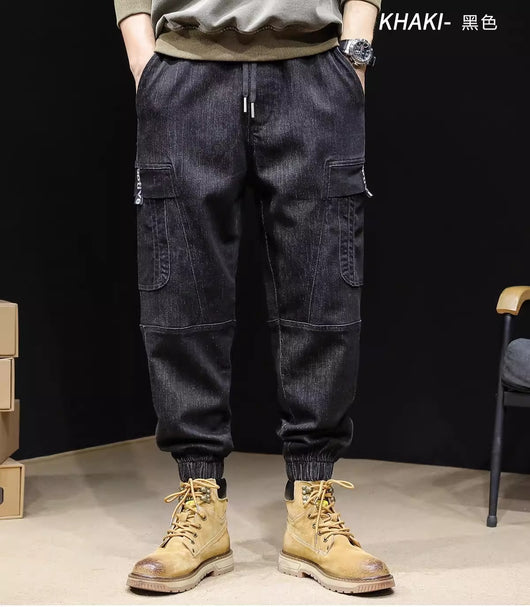 Jeans Retro Holgados con Cintura Elástica para Hombre - Image 16