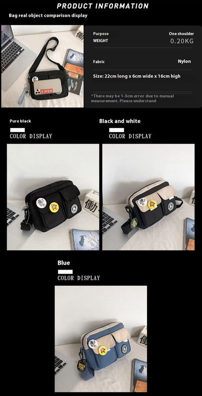 Bolsa Mensajera Crossbody para Hombre con Distintivo - Image 7
