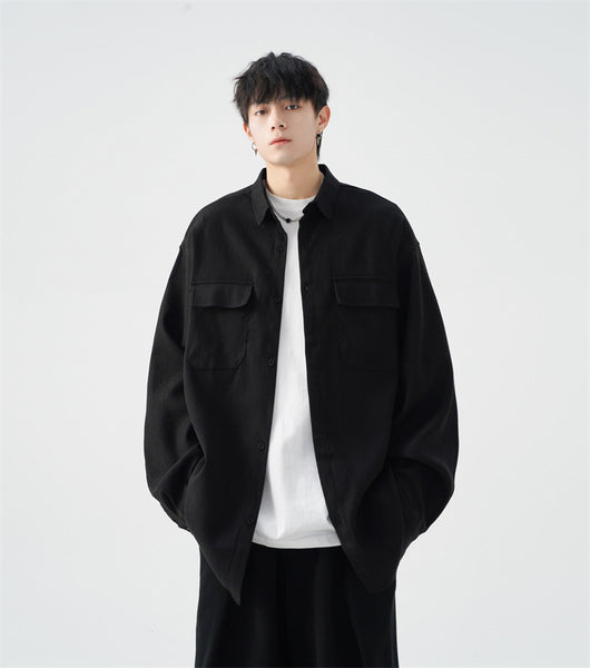 Camisa Jacket Casual Oversize para Hombre - Talla Grande - Image 23