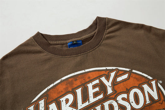 Camiseta Manga Corta Estampado de Letras para Hombre - Image 10