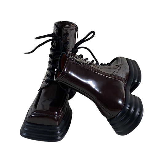 Botas Martin para Mujer con Punta Cuadrada y Suela Gruesa - Image 5