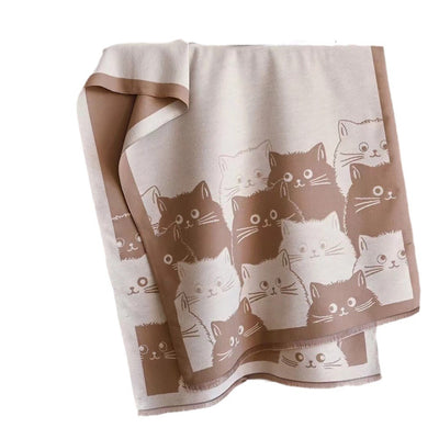 Bufanda Reversible Infantil de Imitación Cashmira con Diseño Cartoon para Otoño e Invierno - Image 5