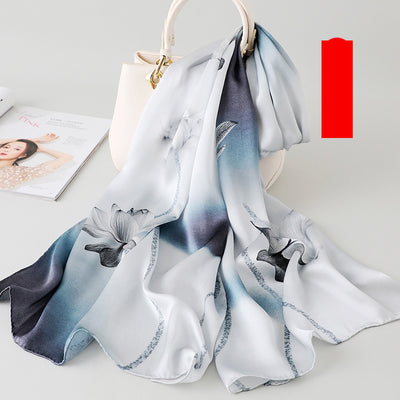 Pañuelo de Seda Estampado para Mujer - Image 31