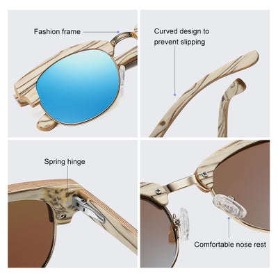Gafas de Sol Polarizadas Semiarmazón UV400 para Hombre y Mujer - Image 4