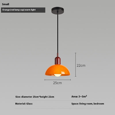 Lámpara Colgante Bauhaus Retro de Cristal para Restaurante - Image 44