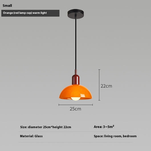 Lámpara Colgante Bauhaus Retro de Cristal para Restaurante - Image 44