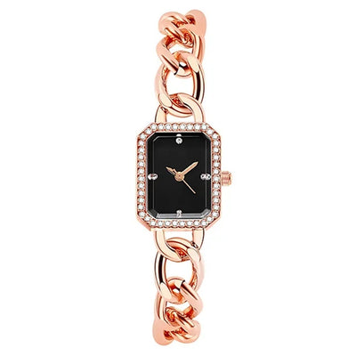Reloj de Mujer Rectangular de Lujo Estilo Clásico con Movimiento de Cuarzo - Image 22