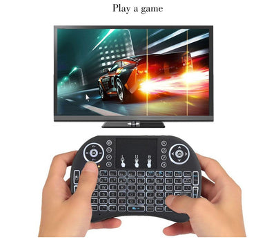 Teclado y Ratón Inalámbrico Retroiluminado I8 Mini 2.4GHz USB - Image 3