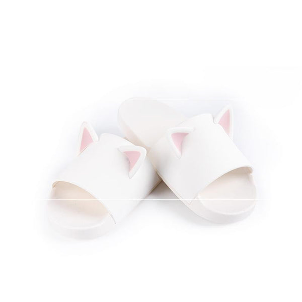 Pantuflas Gato con Orejas Antideslizantes para Casa
