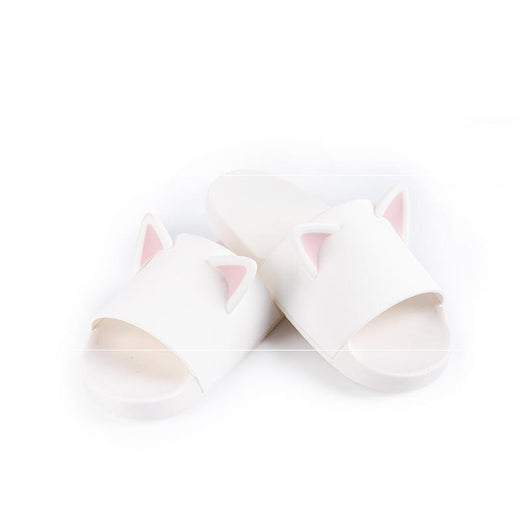 Pantuflas Gato con Orejas Antideslizantes para Casa