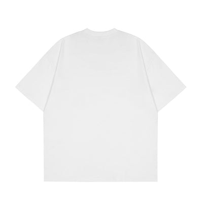 Playera Holgada Estampado Robot Alienígena Tech para Hombre - Image 9