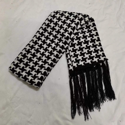 Bufanda Tejida Jacquard Gruesa Calavera - Abrigo Casual - Image 6