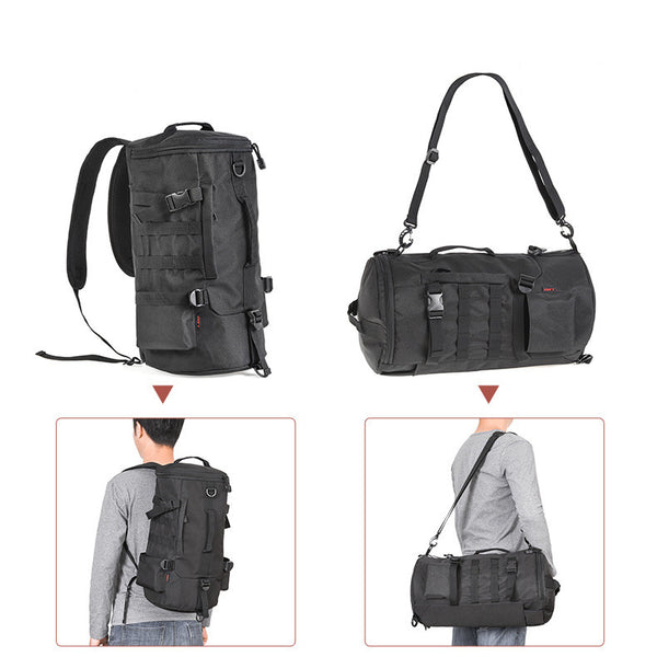 Mochila Cilíndrica para Caña de Pescar - Bolsa de Transporte Impermeable