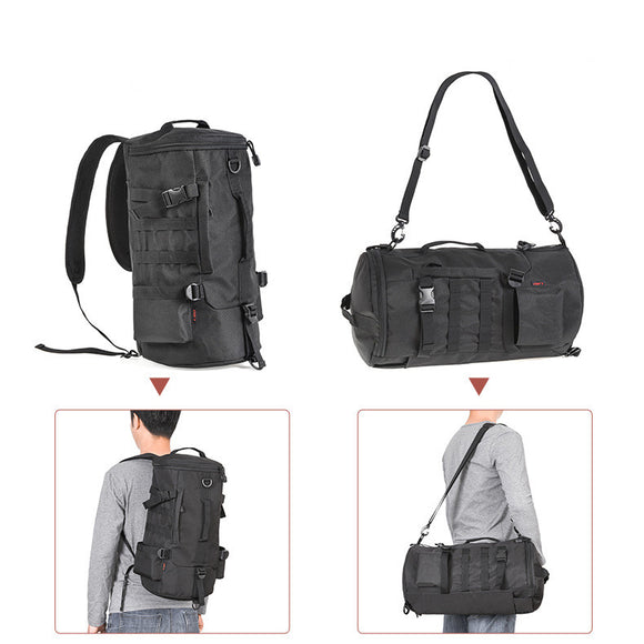 Mochila Cilíndrica para Caña de Pescar - Bolsa de Transporte Impermeable