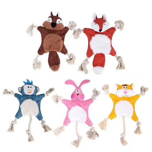 Juguetes para Perros de Peluche con Sonido - Masticables Seguros para Cachorros y Gatos