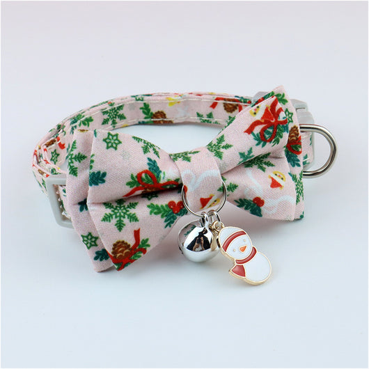 Collar con Moño Navideño para Mascotas en Poliéster - Image 5
