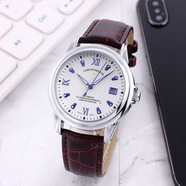 Reloj Automático Esqueleto Transparente para Hombre