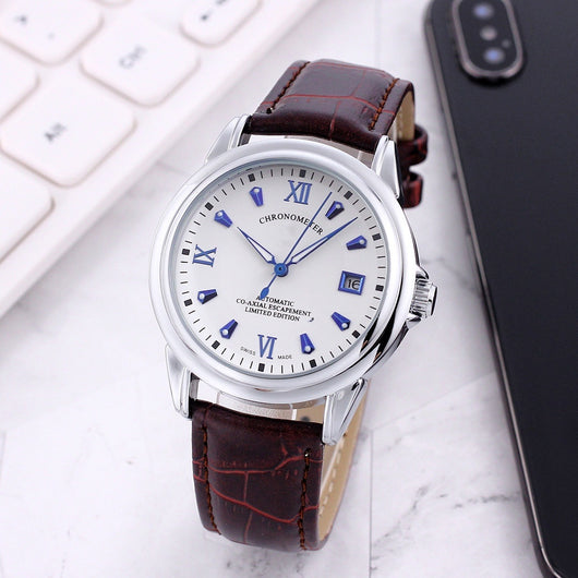 Reloj Automático Esqueleto Transparente para Hombre