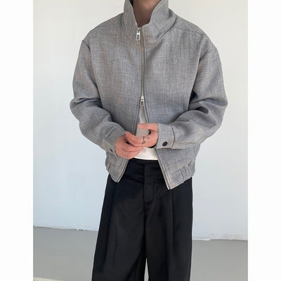 Chaqueta Minimalista para Pareja - Diseño Urbano Otoño - Image 2