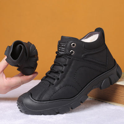 Zapatos de Invierno para Hombre con Forro de Terciopelo y Algodón Grueso - Image 6