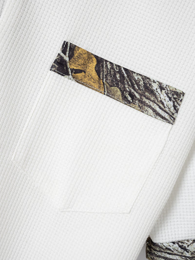 Polo Ejecutivo Textura Waffle con Cierre y Cuello Clásico - Image 53