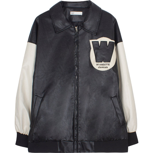 Chaqueta Acolchada de Cuero para Mujer - Otoño e Invierno - Image 2