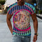 Playera Hombre Estampado 3D Manga Corta