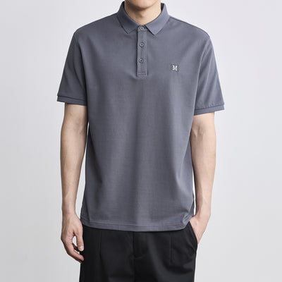 Polo Clásico con Bordado de Letras para Hombre - Image 3