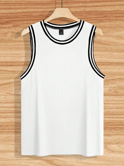 Chaleco Deportivo Ajustado con Rayas Verticales Tejidas - Image 19